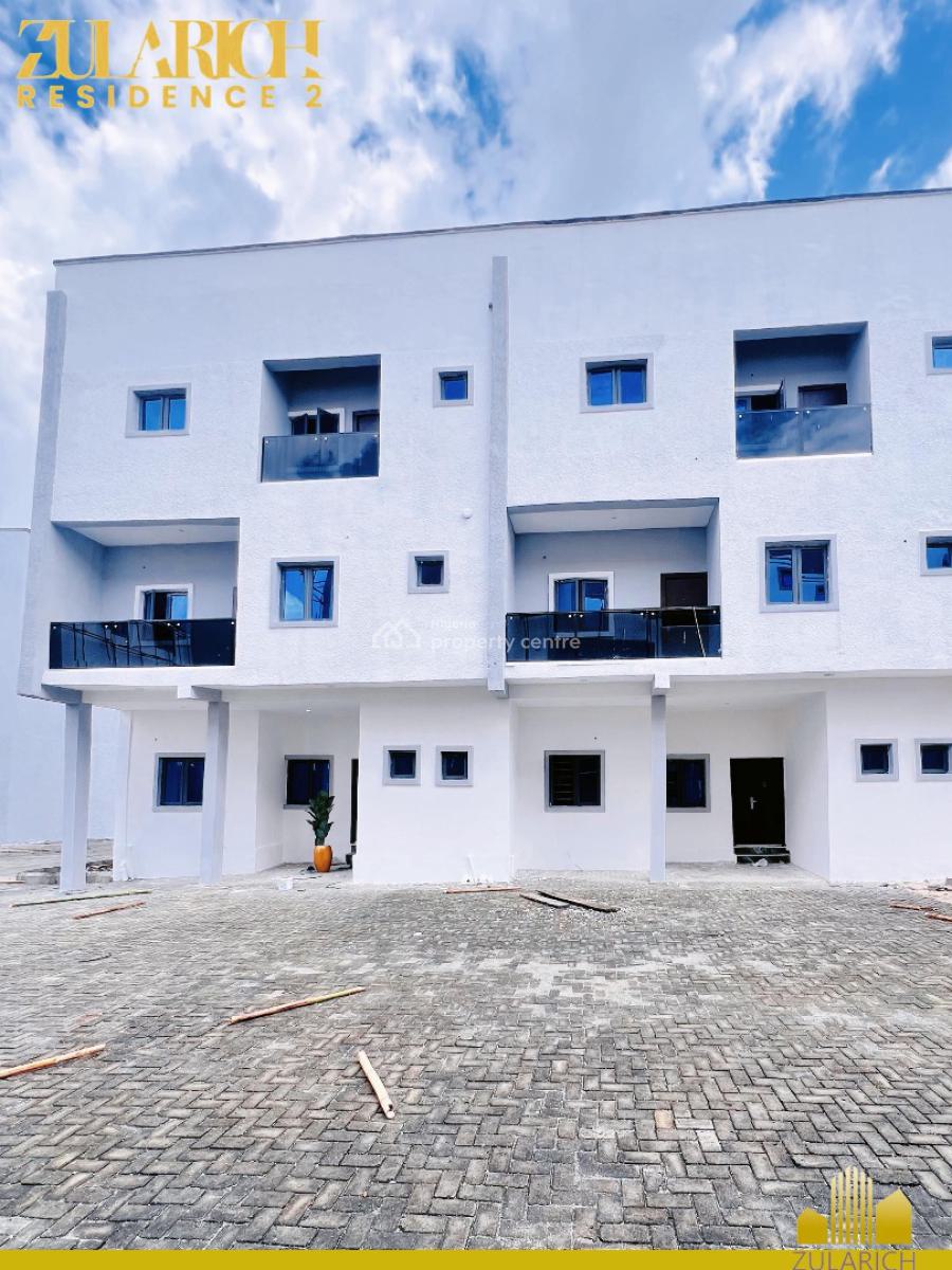 Luxury 4bedroom Terrace, Zularich Residence 2, Monastery Road., Sangotedo, Ajah, Lagos, Terraced Duplex for Sale