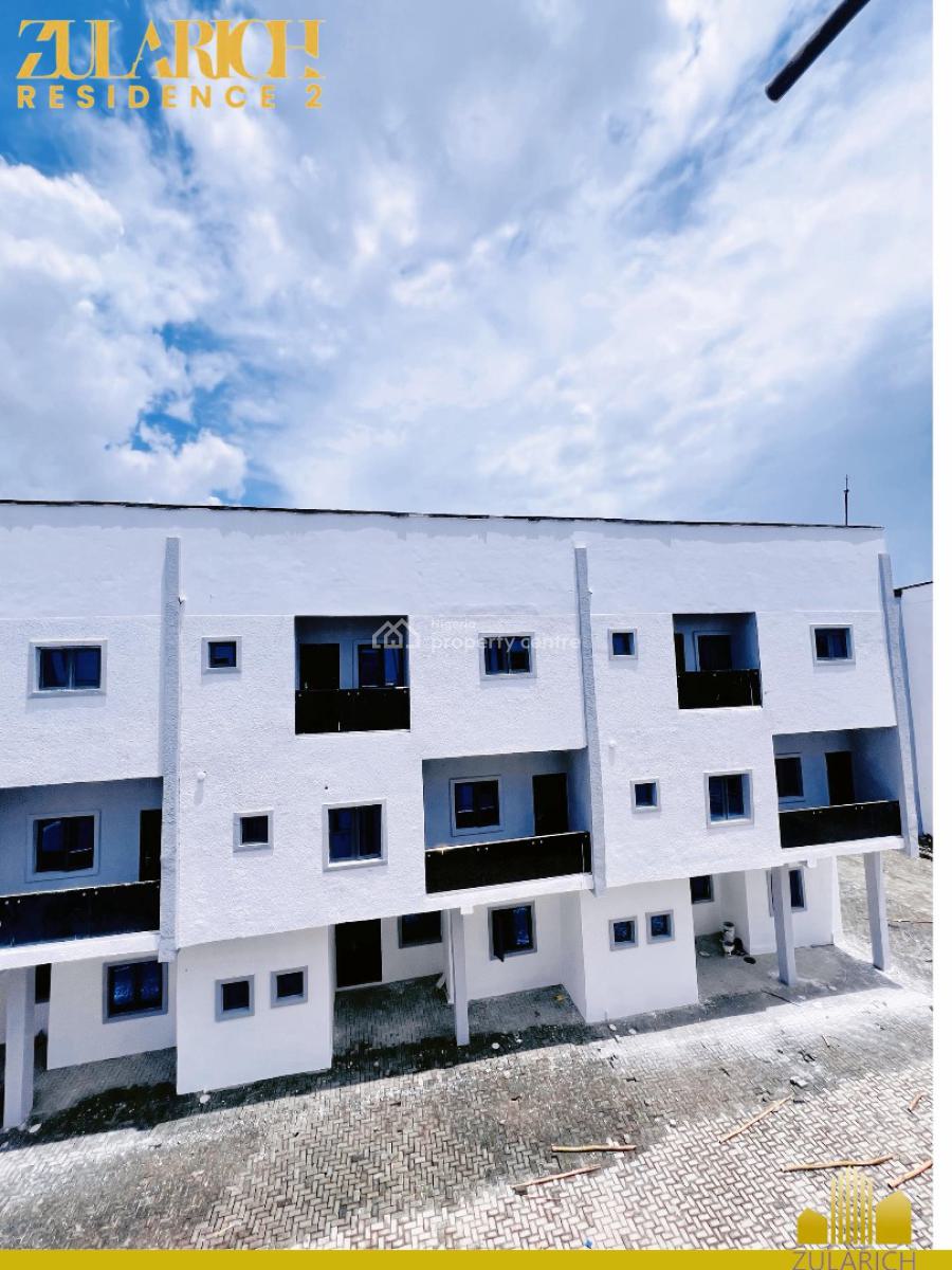 Luxury 4bedroom Terrace, Zularich Residence 2, Monastery Road., Sangotedo, Ajah, Lagos, Terraced Duplex for Sale
