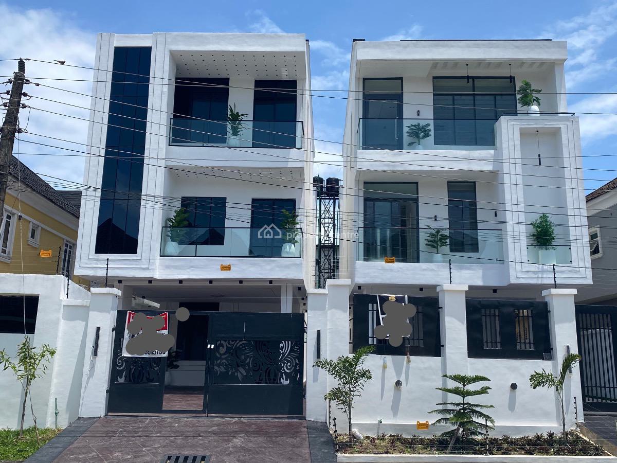 5 Bedrooms Detached Duplex with Bq, Chevron, Lekki, Lagos, Detached Duplex for Sale