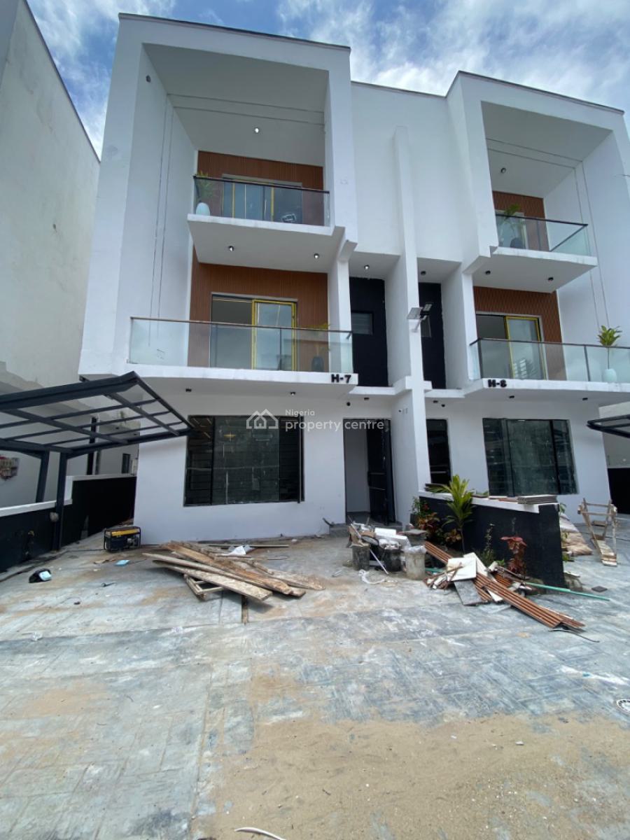 Bran New 4 Bedrooms Semi Detached Duplex with Bq, Orchid Road /gated Estate, Lekki Phase 2, Lekki, Lagos, Semi-detached Duplex for Sale