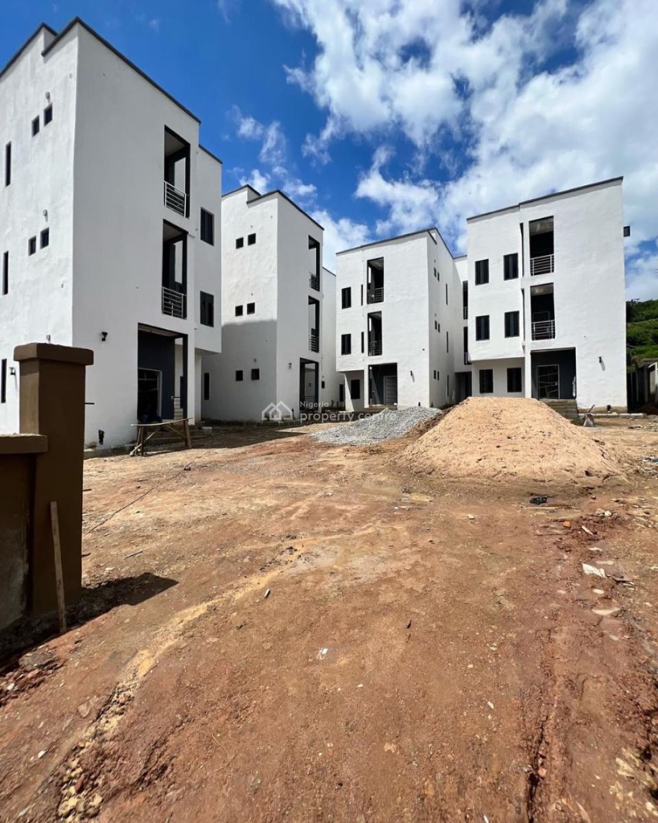 Newly Built 4-bedroom Terrace Duplex, Guzape District, Abuja, Terraced Duplex for Sale