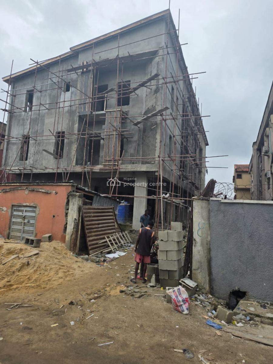 Ongoing 5bed Room Tarrece Duplex, Ajao Estate Off Airport Road, Ikeja, Lagos, Terraced Duplex for Sale