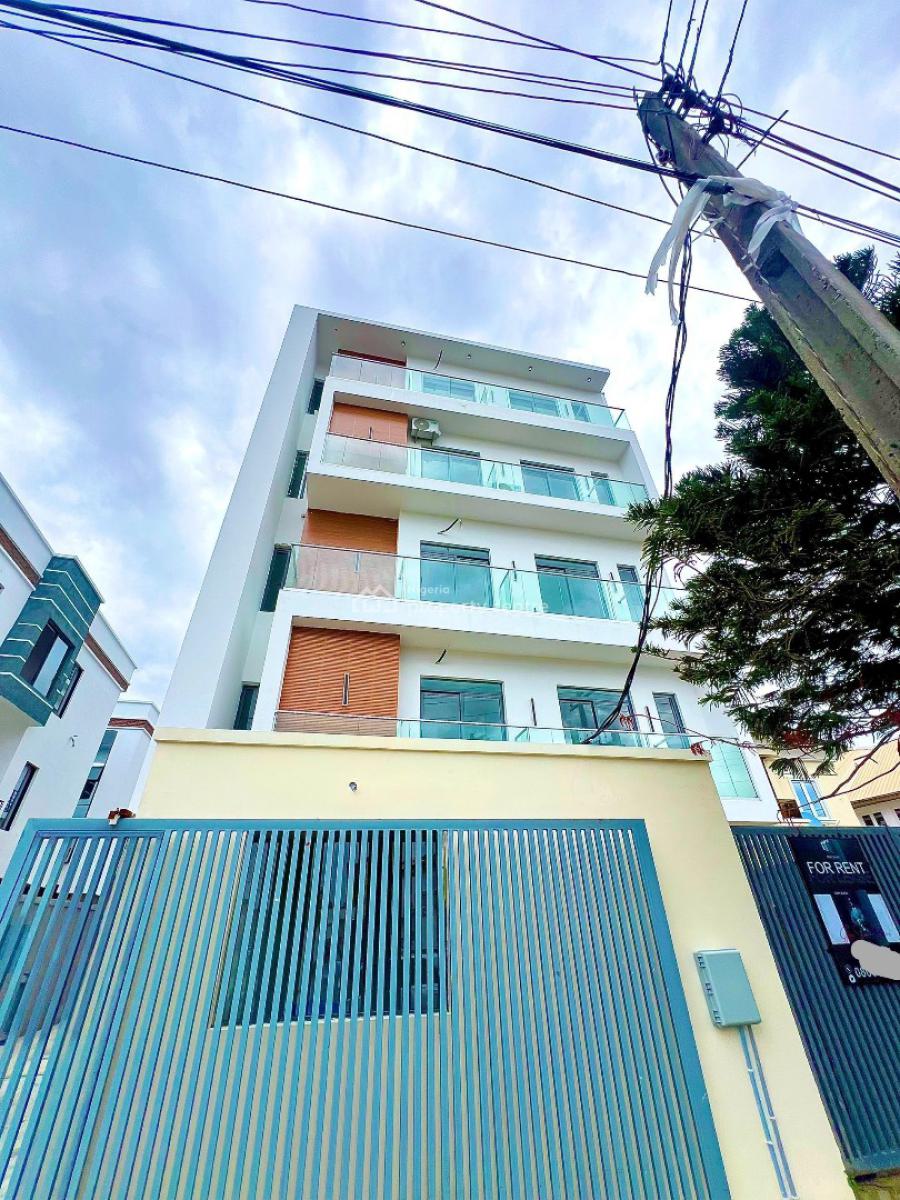 3 Bedroom Apartment with Bq on The 2nd Floor with a Rooftop Swimming P, Lekki Phase 1, Lekki, Lagos, Flat / Apartment for Rent