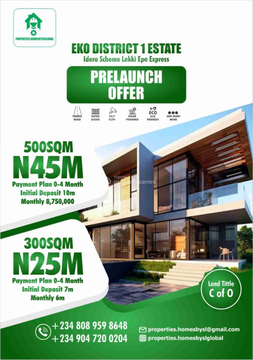 Eko District, Scheme 2, Ibeju Lekki, Lagos, Residential Land for Sale