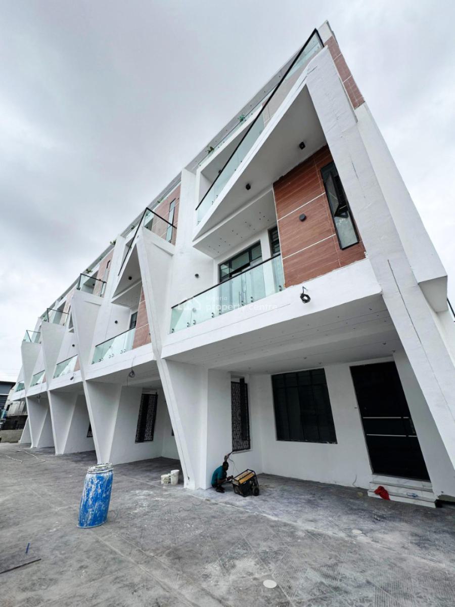 Contemporary Luxury Styled 4 Bedroom Terraced  Duplex with Bq, Chevron Toll Gate, Orchid Road, Lekki, Lagos, Terraced Duplex for Sale