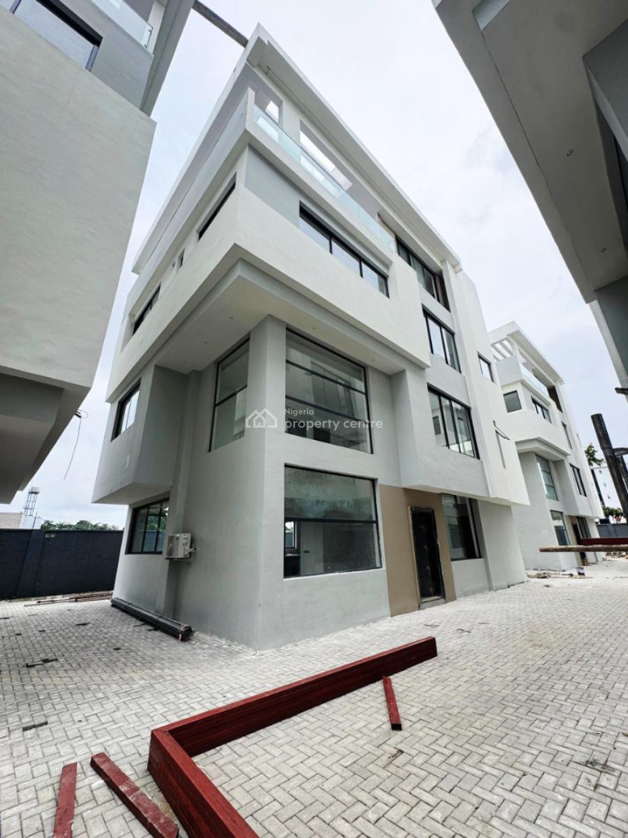 The Most Affordable 5 Bedroom Detached Duplex with Private Cinema, Features a Rooftop Terrace, Private Elevator, Ikoyi, Lagos, Terraced Duplex for Sale