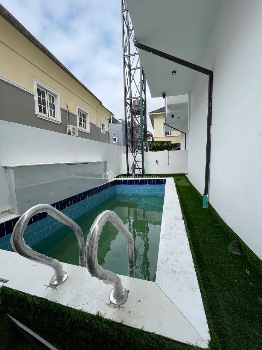 Beautifully Finished 5 Bedroom Fully Detached with Cinema & Pool, Chevron Drive, Lekki, Lagos, Detached Duplex for Sale