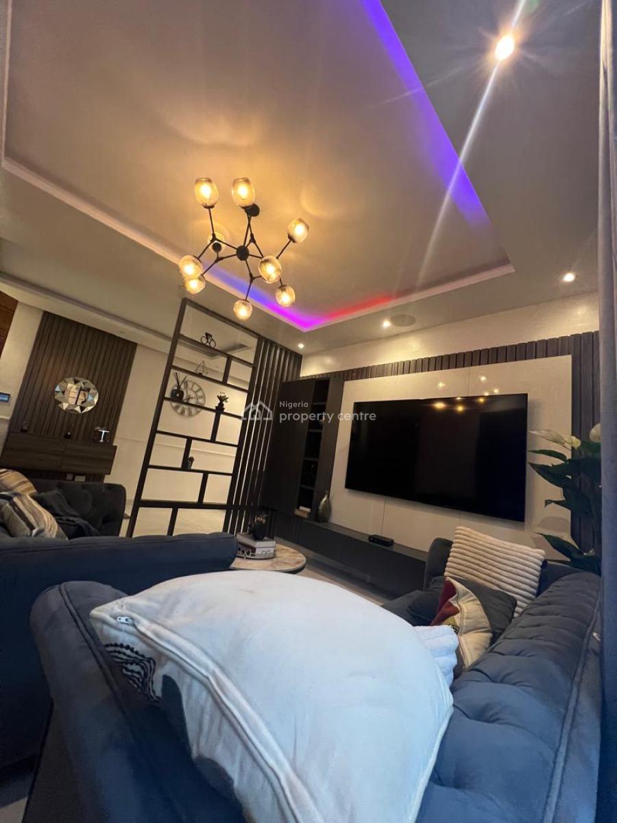 Fully Serviced Spacious Luxury Fully Furnished 2-bedroom Flat Upstairs, Ikate Lekki Lagos, Ikate, Lekki, Lagos, Flat / Apartment for Rent