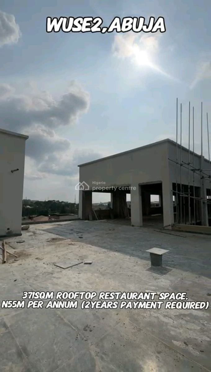 371sqm Rooftop Restaurant Space, Wuse 2, Abuja, Restaurant / Bar for Rent
