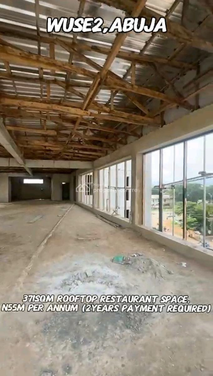 371sqm Rooftop Restaurant Space, Wuse 2, Abuja, Restaurant / Bar for Rent