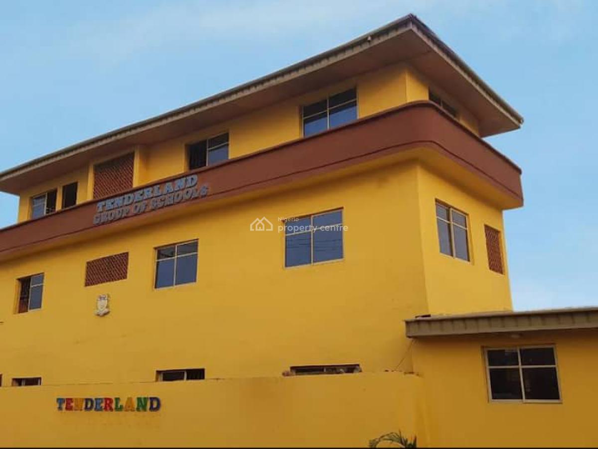 Modern 3-storey School-utility Building on 1200sqm, Orile Iganmu, Surulere, Lagos, School for Sale