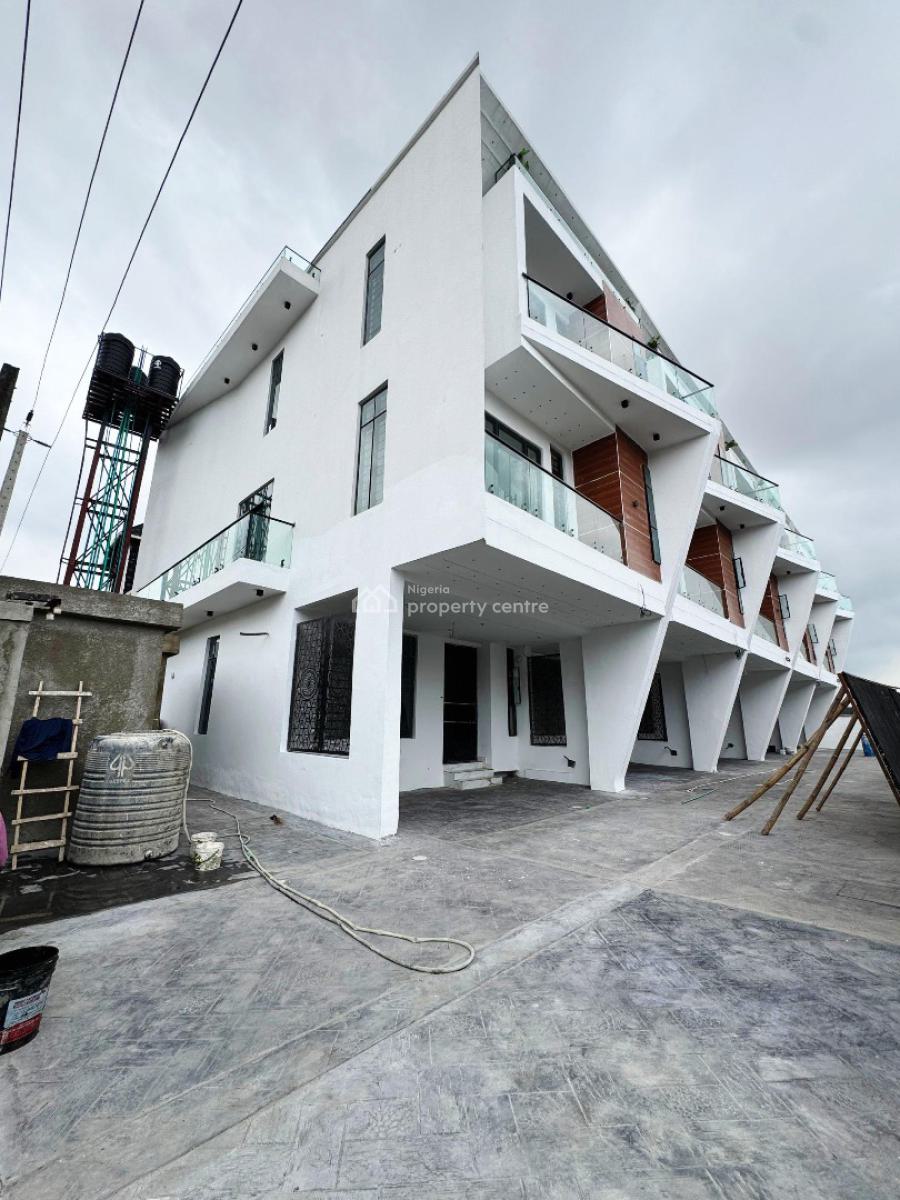 Contemporary 4 Bedroom Terraced  Duplex with Bq., Lekki, Ikate, Lekki, Lagos, Terraced Duplex for Sale