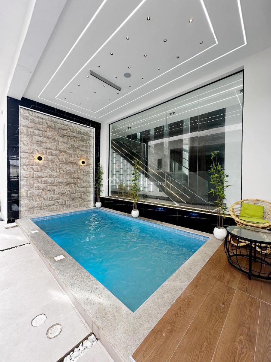 Contemporary 5 Bedroom Detached Duplex with Swimming Pool and Bq, Chevron, Lekki, Lagos, House for Sale