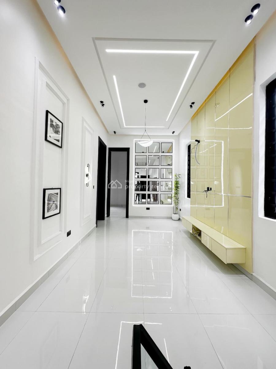 Contemporary 5 Bedroom Detached Duplex with Swimming Pool and Bq, Chevron, Lekki, Lagos, House for Sale
