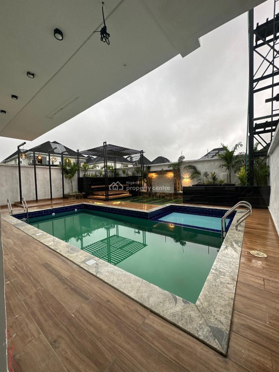 Magnificent 6 Bedroom Fully Detached Duplex with a Cinema, Lounge Area, Chevron, Lekki, Lagos, Detached Duplex for Sale