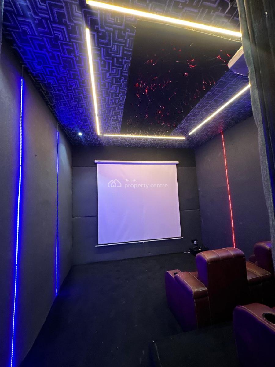 Magnificent 6 Bedroom Fully Detached Duplex with a Cinema, Lounge Area, Chevron, Lekki, Lagos, Detached Duplex for Sale