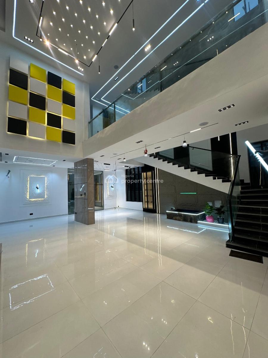 Magnificent 6 Bedroom Fully Detached Duplex with a Cinema, Lounge Area, Chevron, Lekki, Lagos, Detached Duplex for Sale