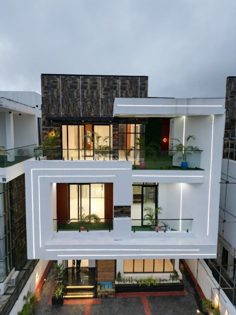 Magnificent 6 Bedroom Fully Detached Duplex with a Cinema, Lounge Area, Chevron, Lekki, Lagos, Detached Duplex for Sale