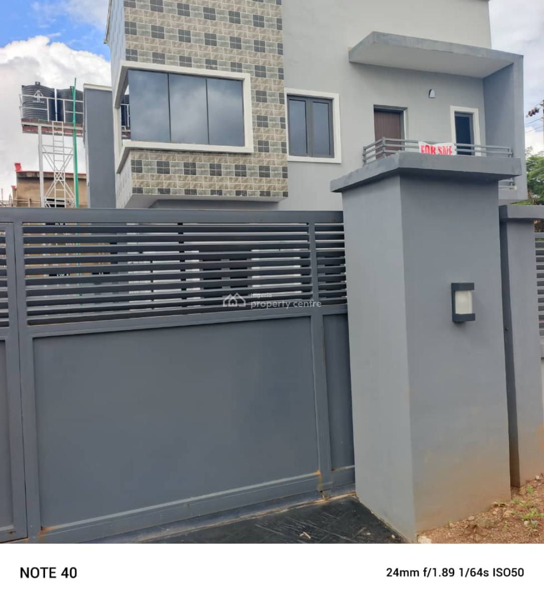 a Nice 4 Bedroom Fully Detached Duplex with 2 Bedroom Bq on Tarred Road, Galadimawa, Abuja, Detached Duplex for Sale