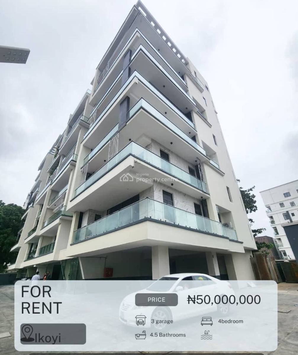 4bedrooms Terrace Duplex with Bq, Old Ikoyi, Ikoyi, Lagos, Terraced Duplex for Rent