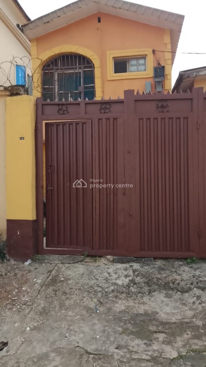 2bedroom Flat Upstair,master Toilet & Living Room to Share with 2nd Ro, Obawole...not Far From Modupe Ogba New Bridge, Ogba, Ikeja, Lagos, Flat / Apartment for Rent