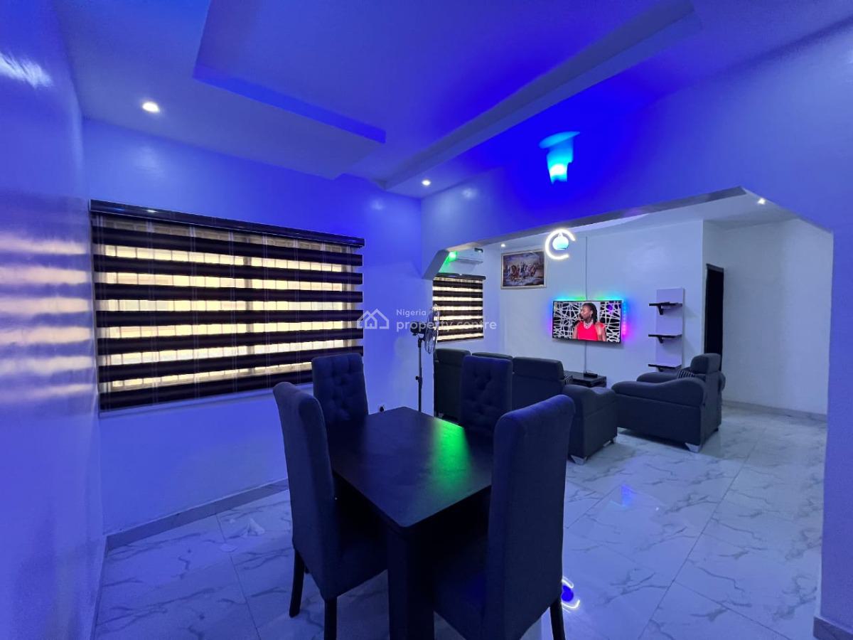 Nicely Furnished 3 Bedroom Apartment, Ajao Estate, Isolo, Lagos, Flat / Apartment Short Let