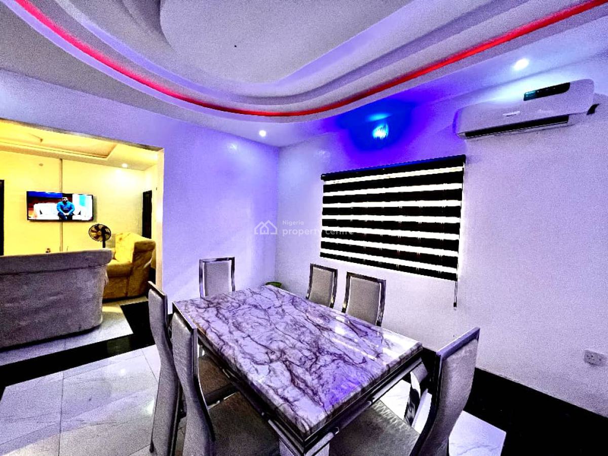 Nicely Furnished 3 Bedroom Apartment, Ajao Estate, Isolo, Lagos, Flat / Apartment Short Let