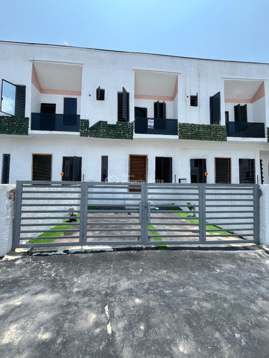 Luxury 3 Bedroom Terrace Duplex in a Safe and Secured Estate, Atlantic Nominee, General Paint, Ajiwe, Ajah, Lagos, Terraced Duplex for Rent
