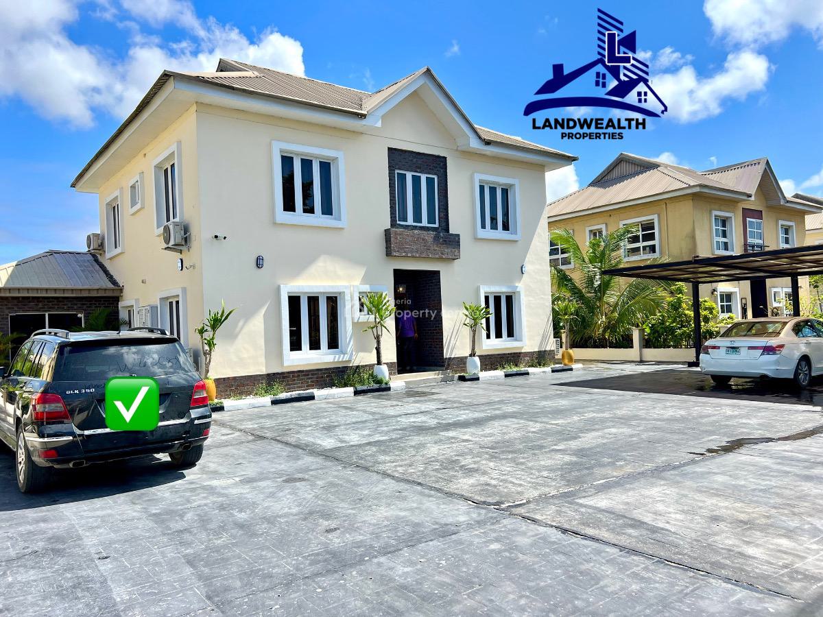 Spacious 5 Bedroom Fully Detached Duplexes with 2 Rooms Bq, Northern Foreshore  Chevron, Lekki, Lagos, Detached Duplex for Sale