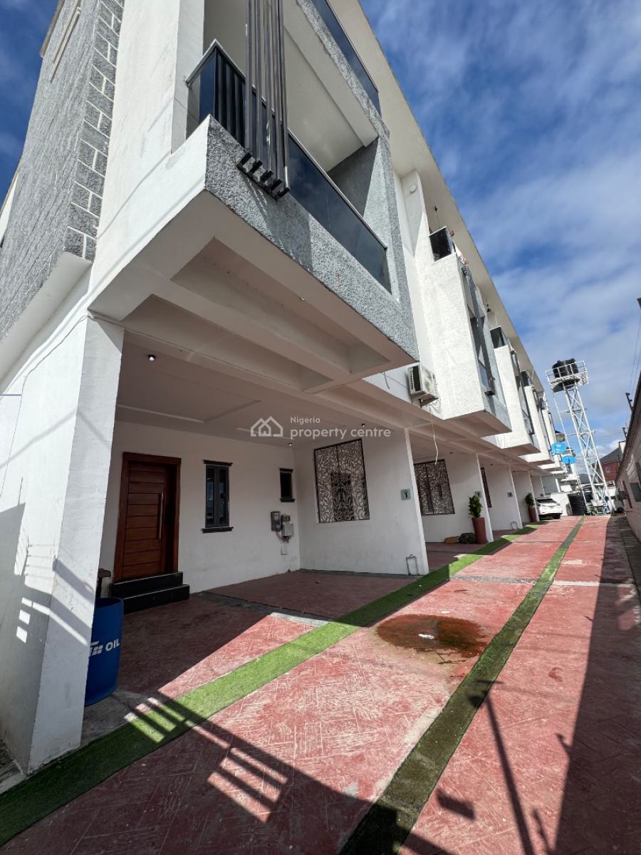 Brand New 4 Bedroom Duplex with Bq 2 Floor Wow Very Spacious Very Nice, Lekki Conservation Opposite Chevron, Lekki, Lagos, Terraced Duplex for Sale