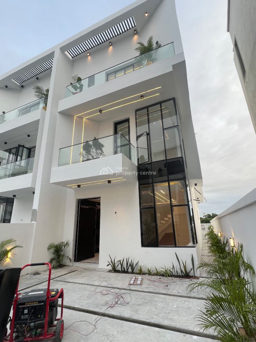 Luxury Built Modern Contemporary Design Four Bedrooms Duplex with Bq, Off Orchid Road, Lekki Phase 1, Lekki, Lagos, Semi-detached Duplex for Sale