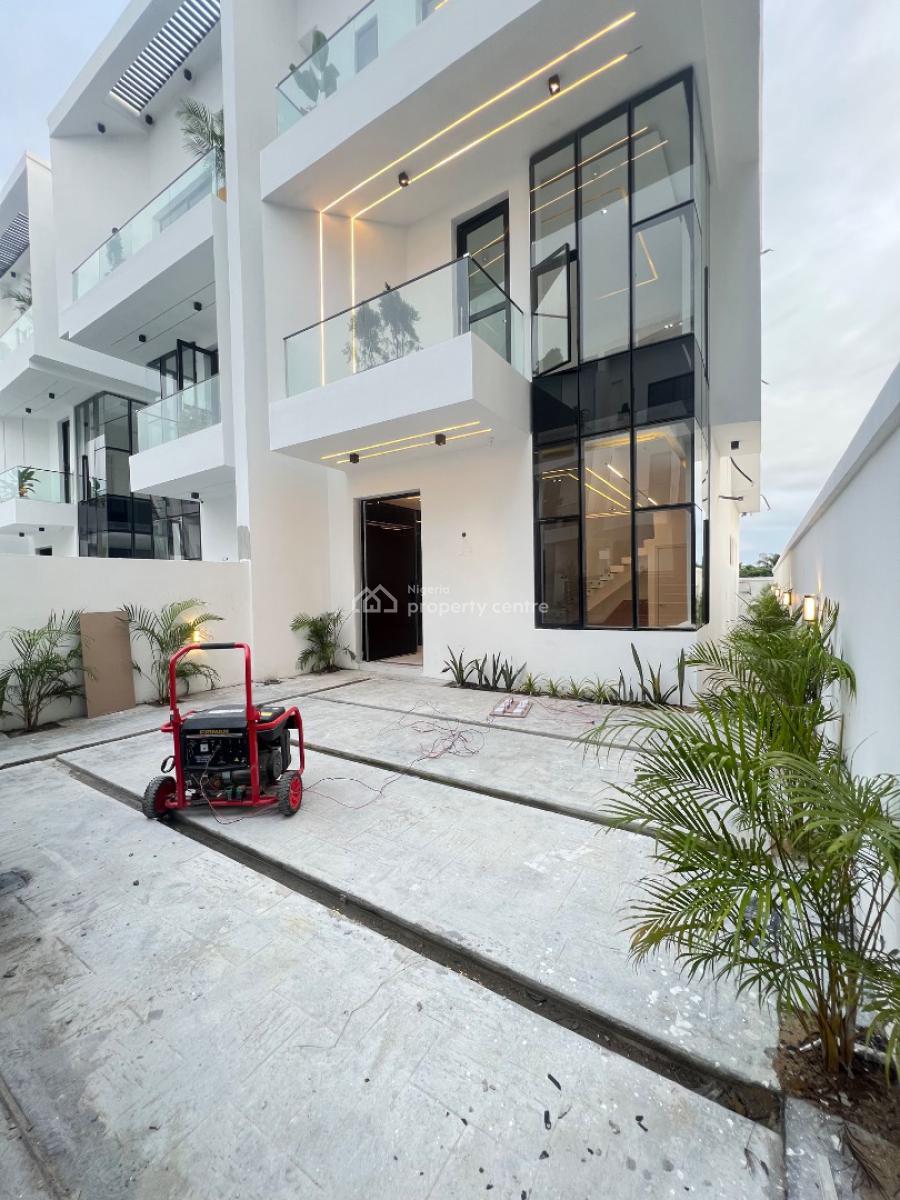 Luxury Built Modern Contemporary Design Four Bedrooms Duplex with Bq, Off Orchid Road, Lekki Phase 1, Lekki, Lagos, Semi-detached Duplex for Sale