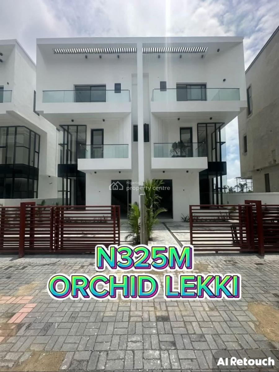 Modern Design 4 Bedrooms Fully Detached Duplex, Orchid Lekki, Lagos, Lekki Phase 2, Lekki, Lagos, Detached Duplex for Sale