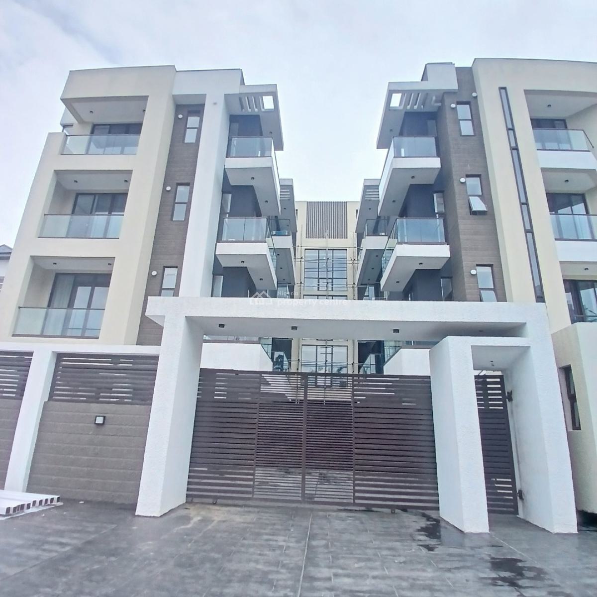 3 Bedroom Apartment with Swimming Pool,elevator. Rooftop Terrace, Lekki Phase 1, Lekki, Lagos, Flat / Apartment for Rent