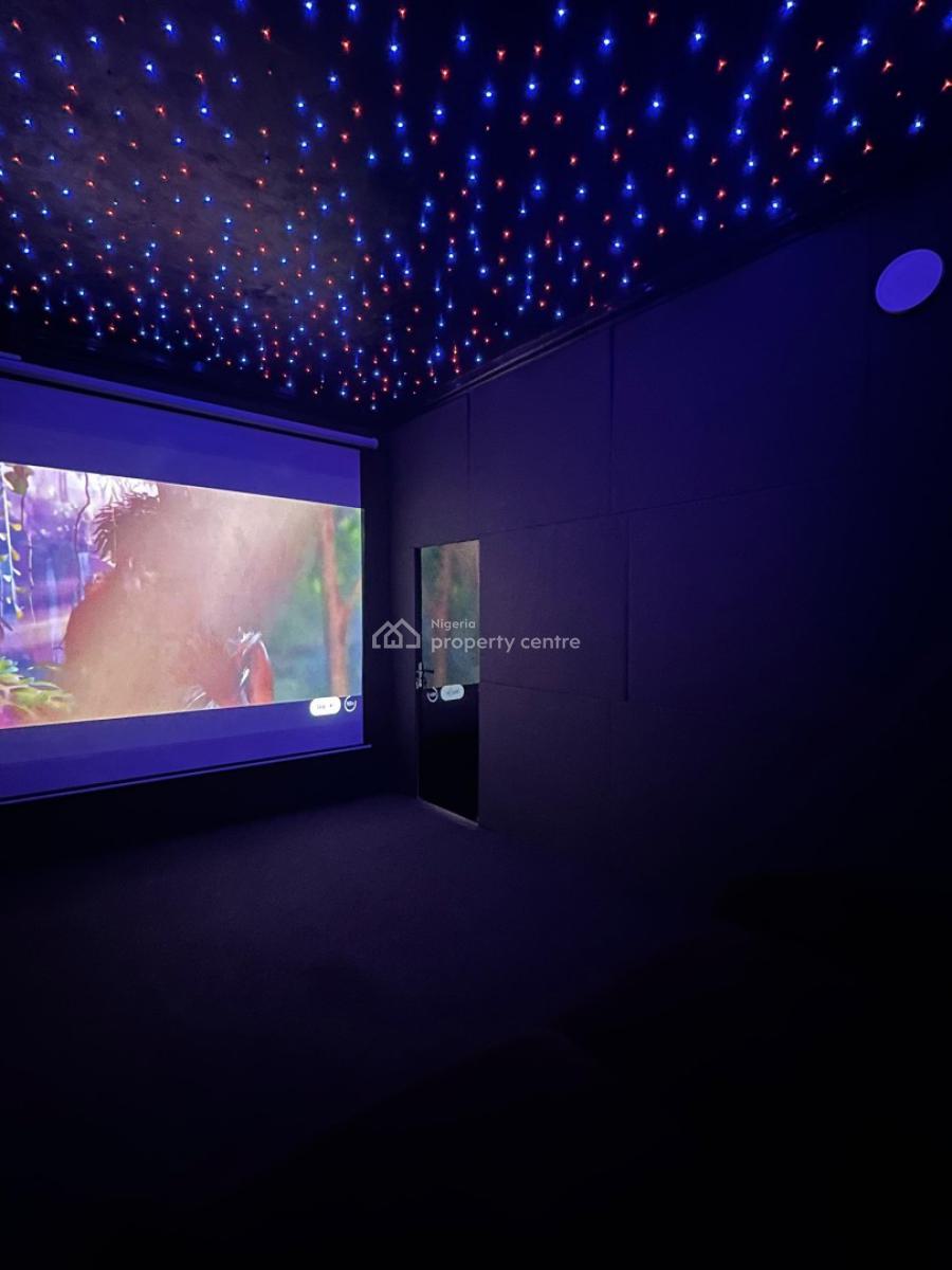 1 Bedroom Apartment with a Private Cinema, Osapa, Lekki, Lagos, Mini Flat (room and Parlour) Short Let