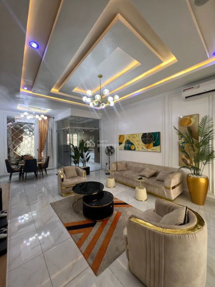 Well Built Fully Furnished 2 Bedroom Apartment, Agungi, Lekki, Lagos, Flat / Apartment for Rent