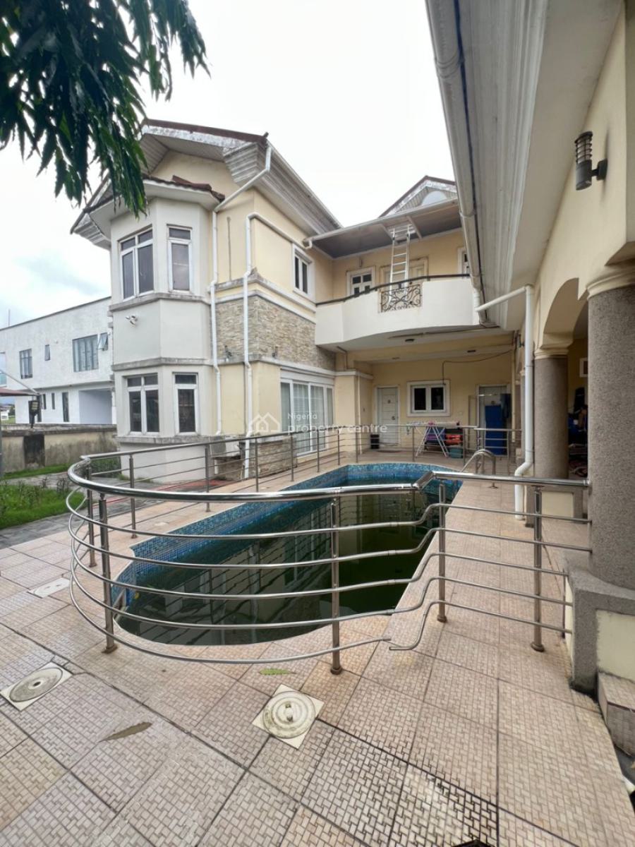 Lovely 5 Bedroom Fully Detached Duplex with Bq, Swimming Pool& Office, Lovely 5 Bedroom Detached Duplex with Bq,pool, Office at Royal Garden, Ajah, Lagos, Detached Duplex for Sale