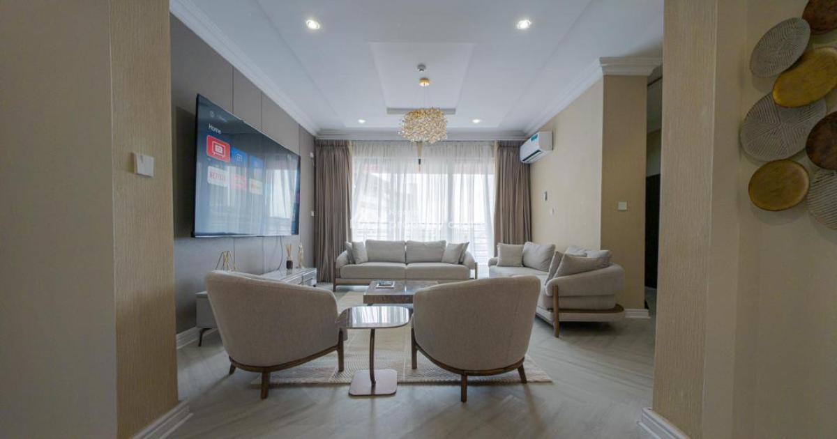 3bedrooms Terrace Duplex with Pool, Lekki Phase 1, Lekki, Lagos, Flat / Apartment Short Let