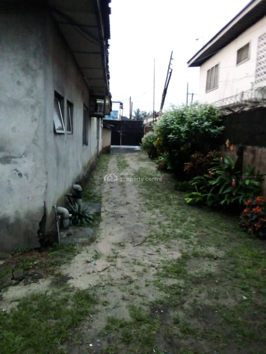 Well Located Two (2) Plots of Table Dry Land with a Bungalow, Woji Road, Gra Phase 2, Port Harcourt, Rivers, Mixed-use Land for Sale