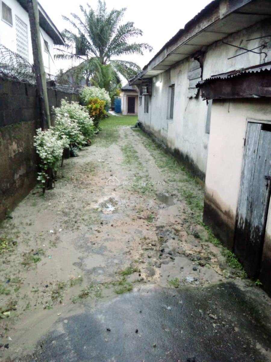 Well Located Two (2) Plots of Table Dry Land with a Bungalow, Woji Road, Gra Phase 2, Port Harcourt, Rivers, Mixed-use Land for Sale