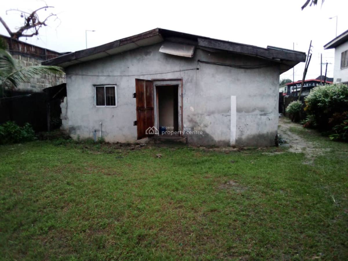 Well Located Two (2) Plots of Table Dry Land with a Bungalow, Woji Road, Gra Phase 2, Port Harcourt, Rivers, Mixed-use Land for Sale