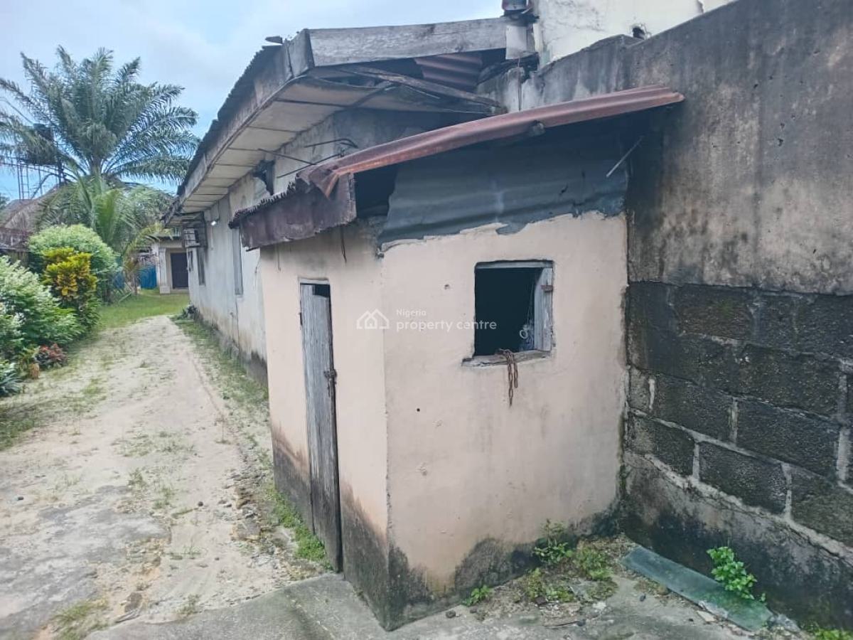 Well Located Two (2) Plots of Table Dry Land with a Bungalow, Woji Road, Gra Phase 2, Port Harcourt, Rivers, Mixed-use Land for Sale