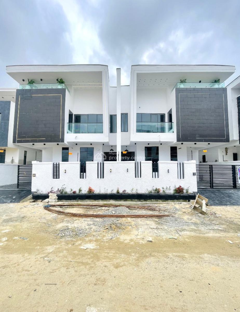 4 Bedroom Semi Detached Duplex with Led Light Finishing and Bq, Ajah, Lagos, Semi-detached Duplex for Sale