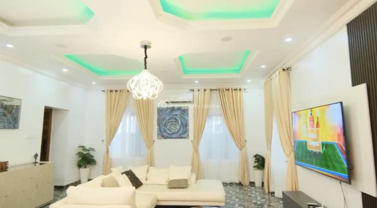 3 Bedroom Fully Furnished Detached Duplex with Two Bq with Game Room, Osapa, Lekki, Lagos, Detached Duplex for Rent