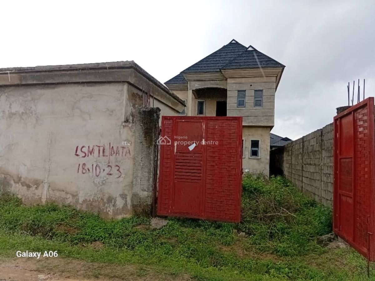 Detached 4 Bedrom Duplex (carvass), Valley View Estate, Ebute, Ikorodu, Lagos, Detached Duplex for Sale
