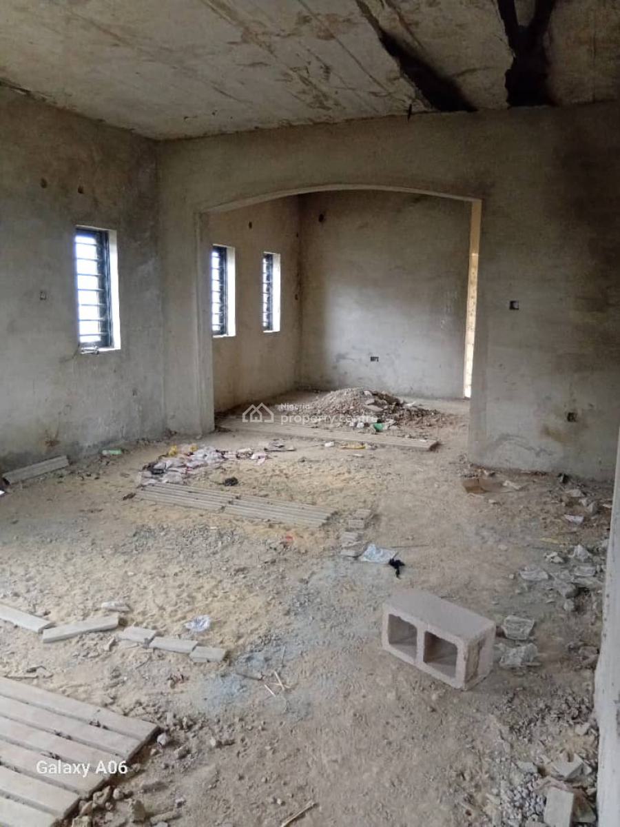 Detached 4 Bedrom Duplex (carvass), Valley View Estate, Ebute, Ikorodu, Lagos, Detached Duplex for Sale