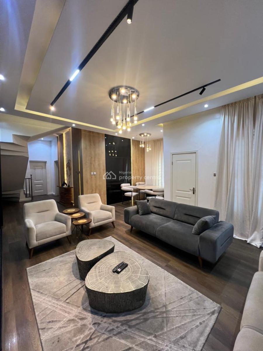 Furnished 4 Bedrooms Semi Detached Duplex with Bq, Lekki Conservation Road /gated Estate, Lekki Phase 2, Lekki, Lagos, Semi-detached Duplex for Rent