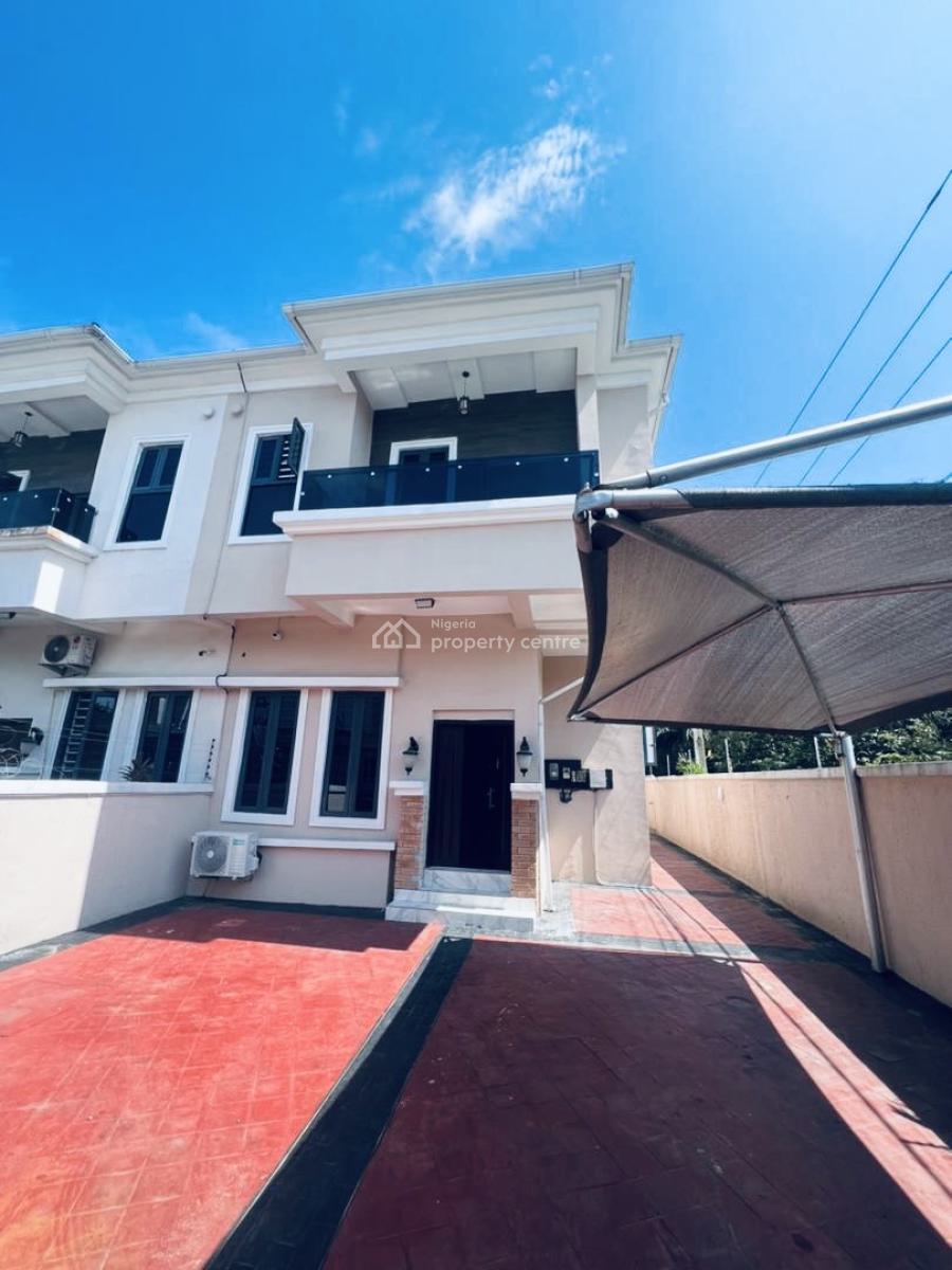 Furnished 4 Bedrooms Semi Detached Duplex with Bq, Lekki Conservation Road, Lekki Phase 2, Lekki, Lagos, Semi-detached Duplex for Rent