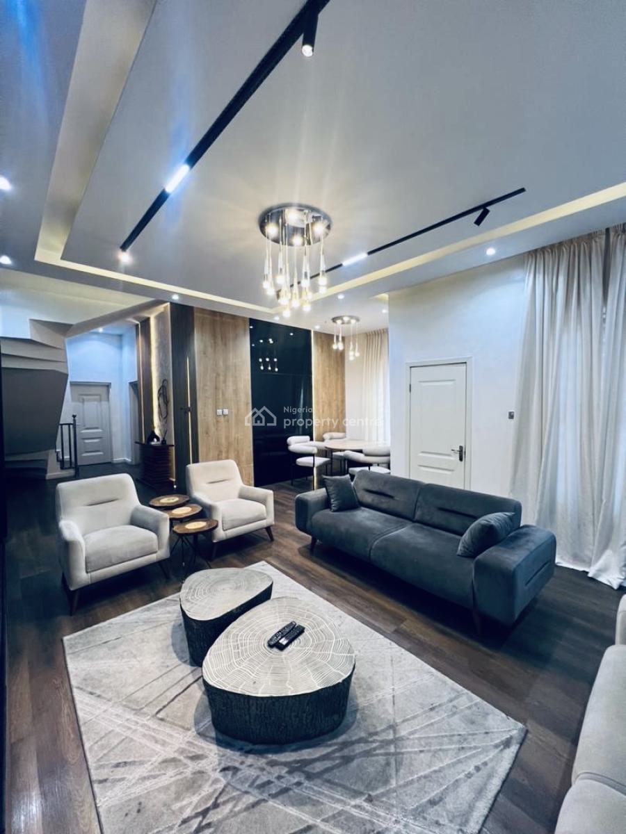 Furnished 4 Bedrooms Semi Detached Duplex with Bq, Lekki Conservation Road, Lekki Phase 2, Lekki, Lagos, Semi-detached Duplex for Rent