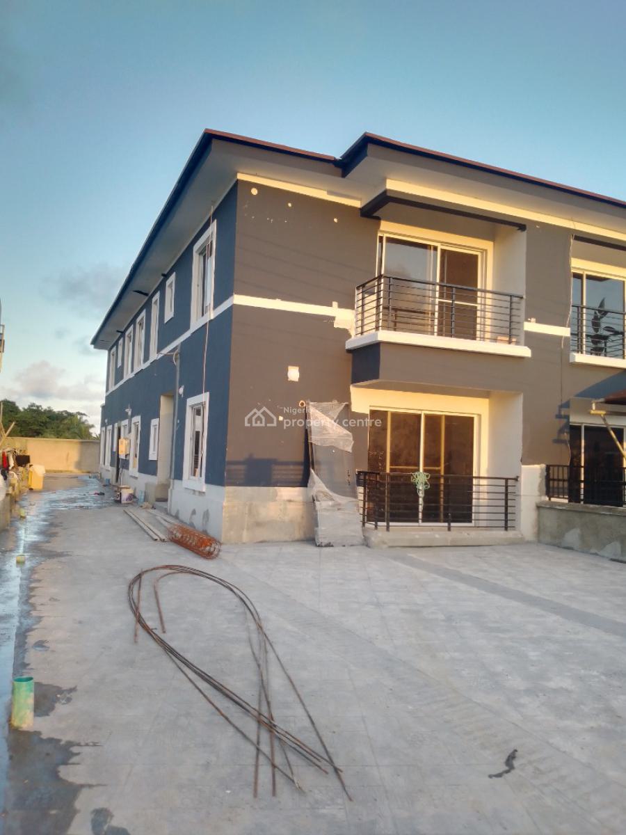Renovated 4 Bedroom Duplex with Bq, Monastery Road, Sangotedo, Ajah, Lagos, Semi-detached Duplex for Rent